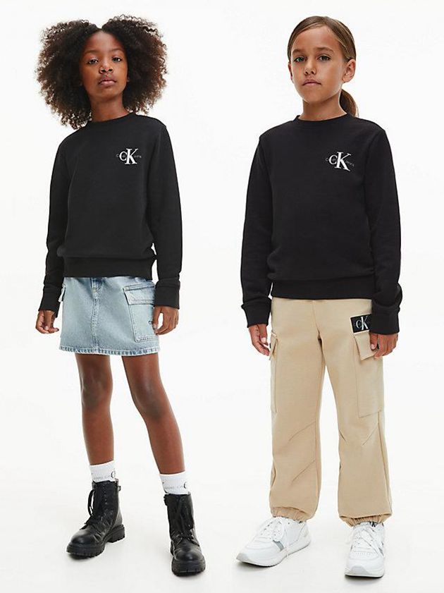 Calvin Klein USA Unisex Boys Sweatshirt Black 2614798-ZK